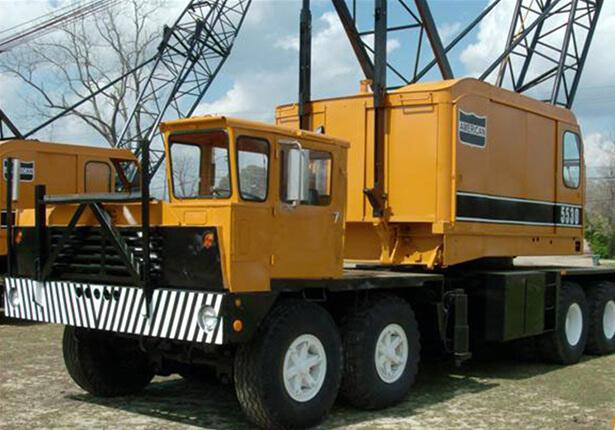 american 5530 truck crane