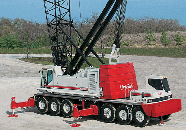 link-belt hc-278h ii truck crane