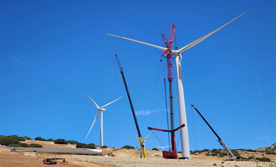 Bragg Renewable Energy works to expand and repair the North Sky River Wind Farm